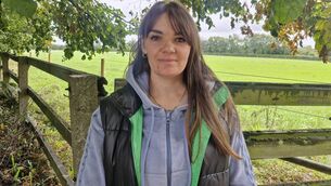 <p>Oksana Zhukovska said she is further away from her part-time job, and it costs her €10 a day to get the bus in and out each day.</p>