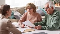 Couple have a consultation with financial advisor