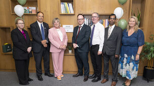 <p>Cork MHS clinical director Sinéad O'Brien; HSE South West CEO Andy Phillips; minister Mary Butler; consultant psychiatrist clinical lead Kevin Lally; HSE South West general manager social inclusion David Lane; HSE dual diagnosis programme national clinical lead Narayanan Subramanian, and IHA manager HSE South West Priscilla Lynch. Picture: Gerard McCarthy</p> <p>Cork MHS clinical director Sinéad O'Brien; HSE South West CEO Andy Phillips; minister Mary Butler; consultant psychiatrist clinical lead Kevin Lally; HSE South West general manager social inclusion David Lane; HSE dual diagnosis programme national clinical lead Narayanan Subramanian, and IHA manager HSE South West Priscilla Lynch. Picture: Gerard McCarthy</p>