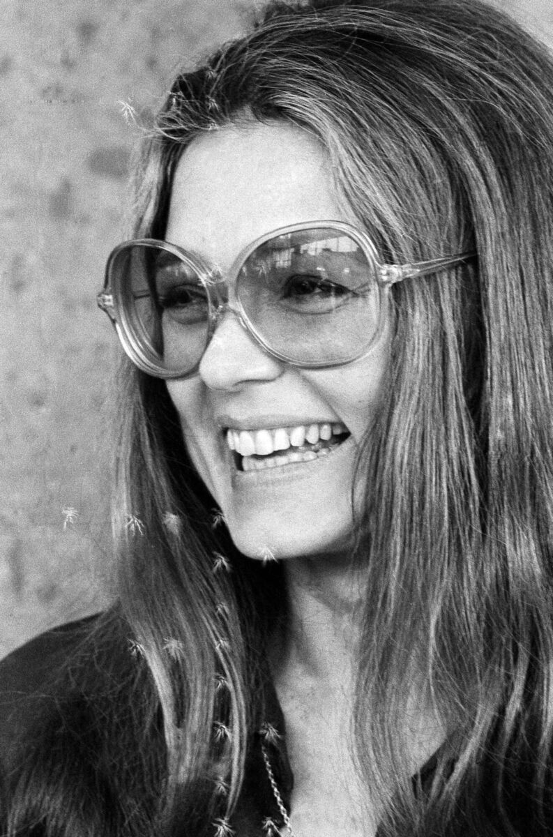 Gloria Steinem was synonymous with the women’s movement. Picture: Hem/AP/Shutterstock 