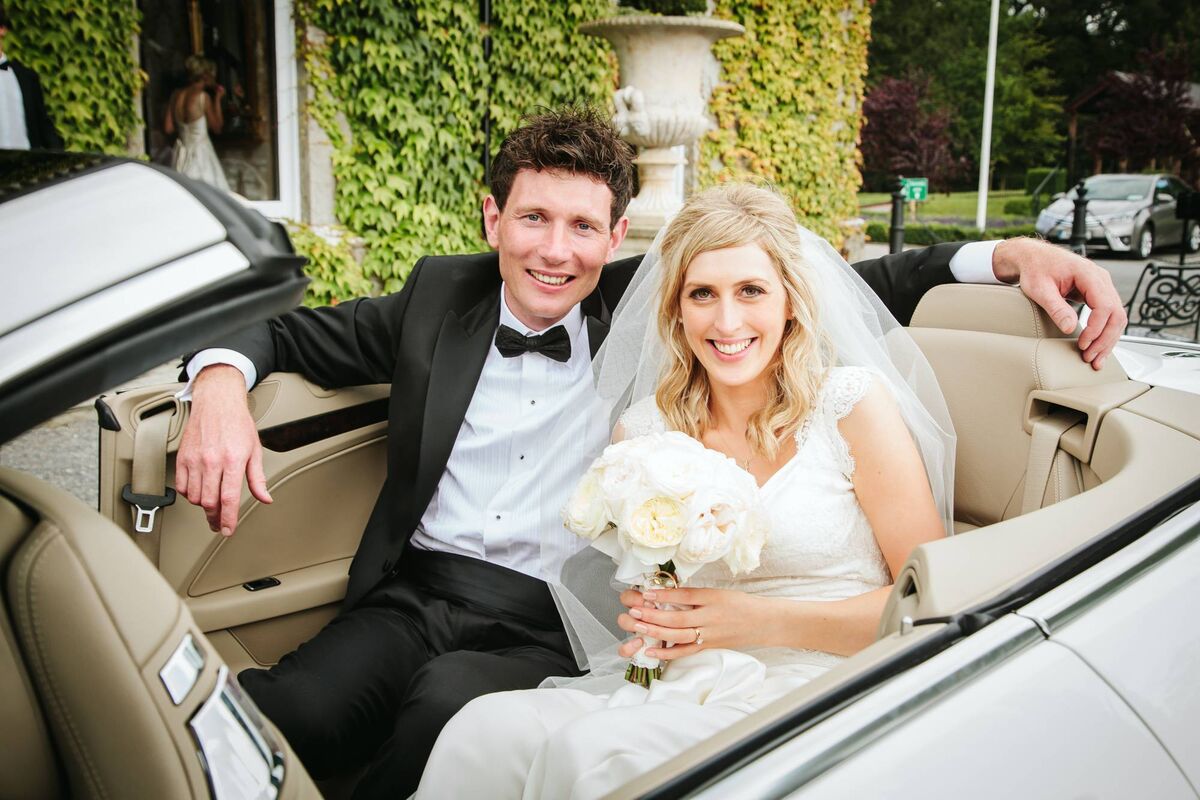 Heidi Higgins and her husband Gearóid on their wedding day. Heidi Higgins and her husband Gearóid on their wedding day.