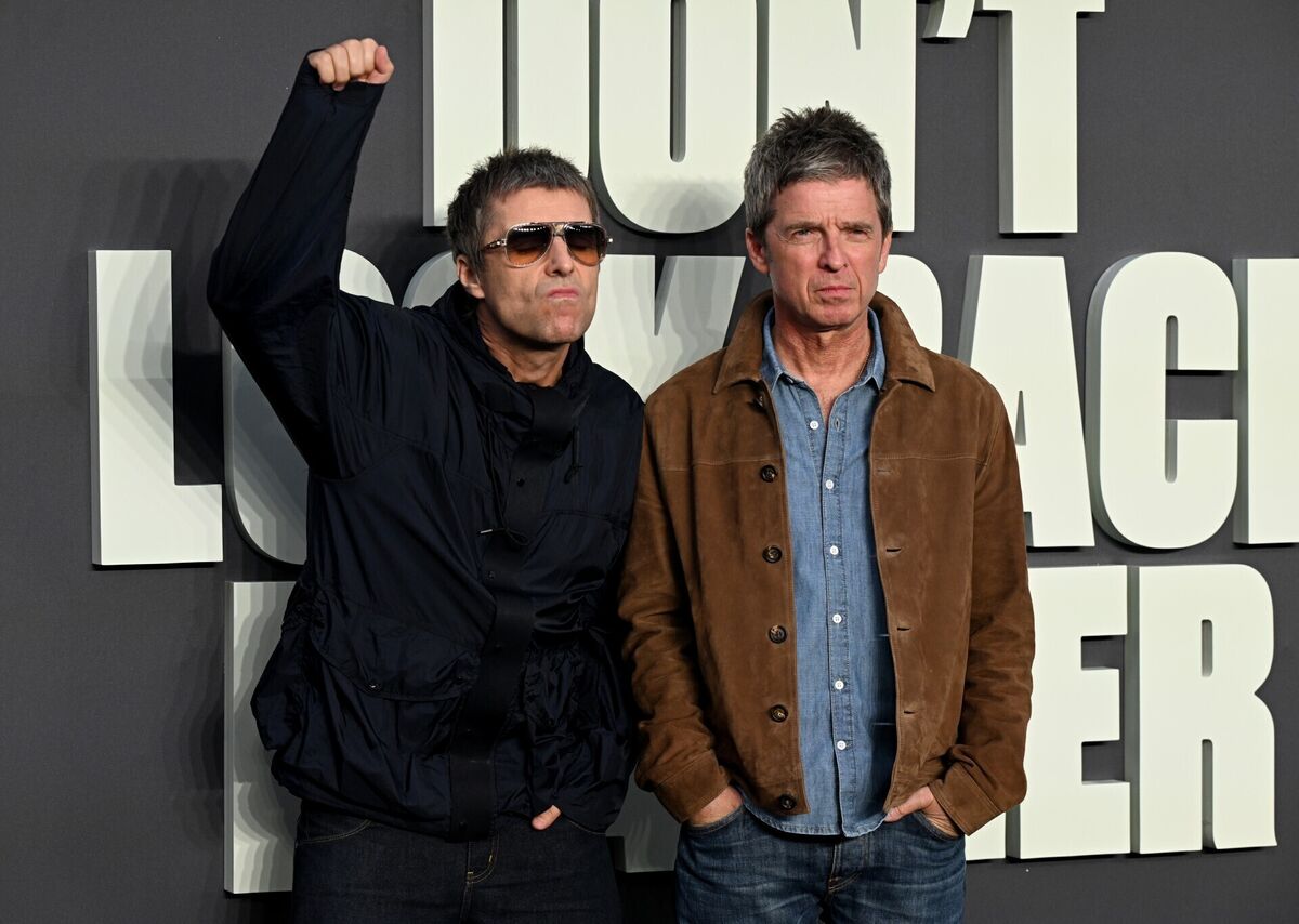 Liam and Noel Gallagher arriving for the UK premiere of Oasis: Don't Look Back In Anger, at Cineworld Leicester Square, London, earlier this week. Picture: Doug Peters/PA Wire Liam and Noel Gallagher arriving for the UK premiere of Oasis: Don't Look Back In Anger, at Cineworld Leicester Square, London, earlier this week. Picture: Doug Peters/PA Wire