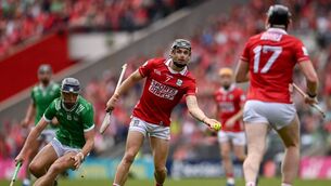 <p>During the trial games, a player will be permitted to carry the ball in hand for a maximum of six consecutive steps, two more than previously, or to hold the ball for no longer than the time needed to take six steps. Pic: Tom Beary/Sportsfile</p>