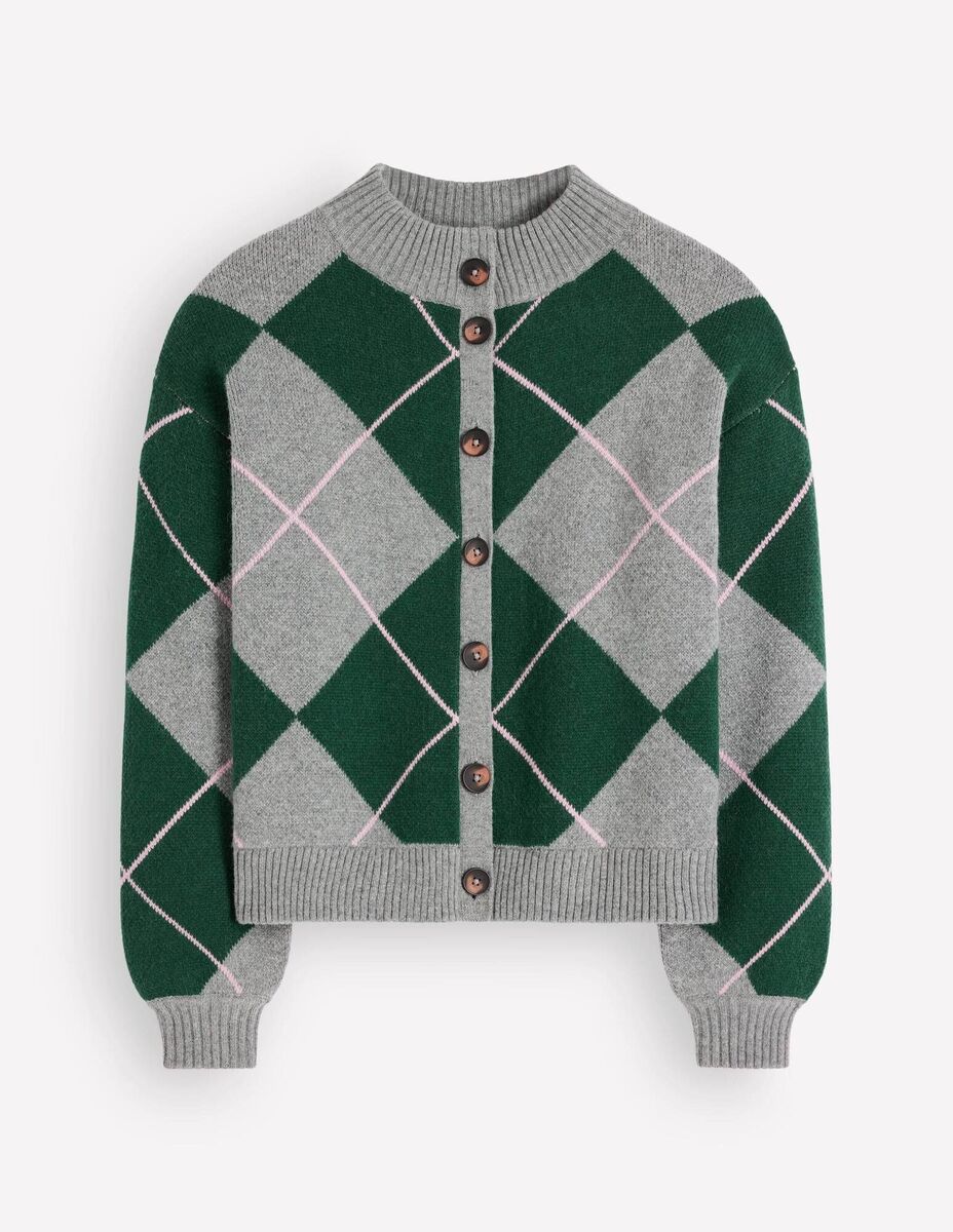 Fashion €180, Argyle Jacquard Knit Cardigan, €180, Boden Fashion €180, Argyle Jacquard Knit Cardigan, €180, Boden