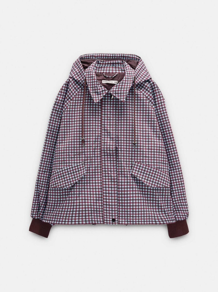 Fashion Water-Repellent Checked Jacket, €79.99, Parfois Fashion Water-Repellent Checked Jacket, €79.99, Parfois