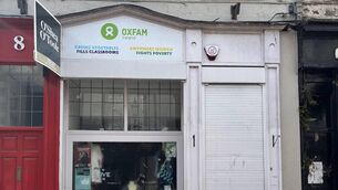 <p>The Oxfam charity shop on Greater George's St in Waterford City has been "ruined" after a break-in over the weekend. Picture: Erin Gahan</p>