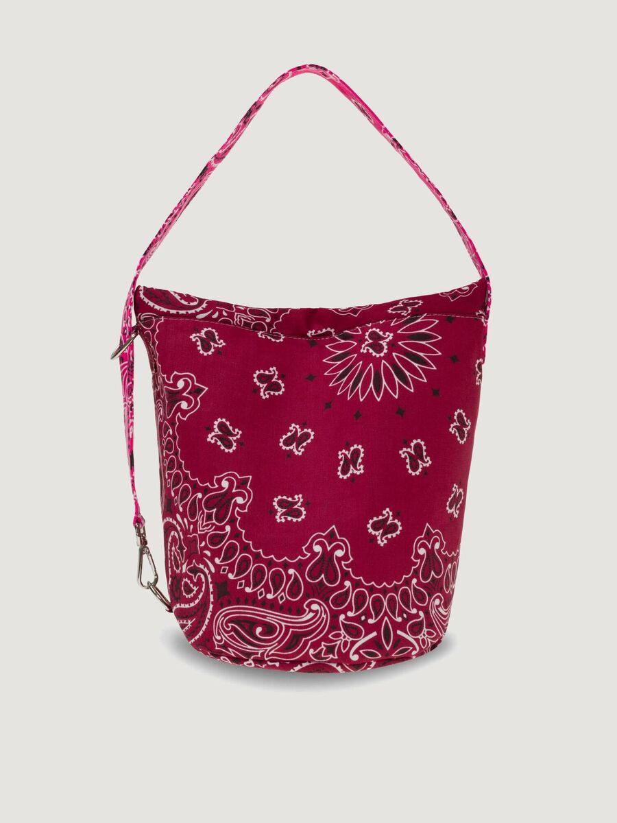 Fashion Burgundy Bandana Print Bag, €155, Call It By Your Name Fashion Burgundy Bandana Print Bag, €155, Call It By Your Name