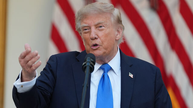 <p>President Donald Trump speaks during an event with Republican lawmakers in the Rose Garden of the White House, Wednesday, Sept. 2, 2026, in Washington. (AP Photo/Alex Brandon)</p>