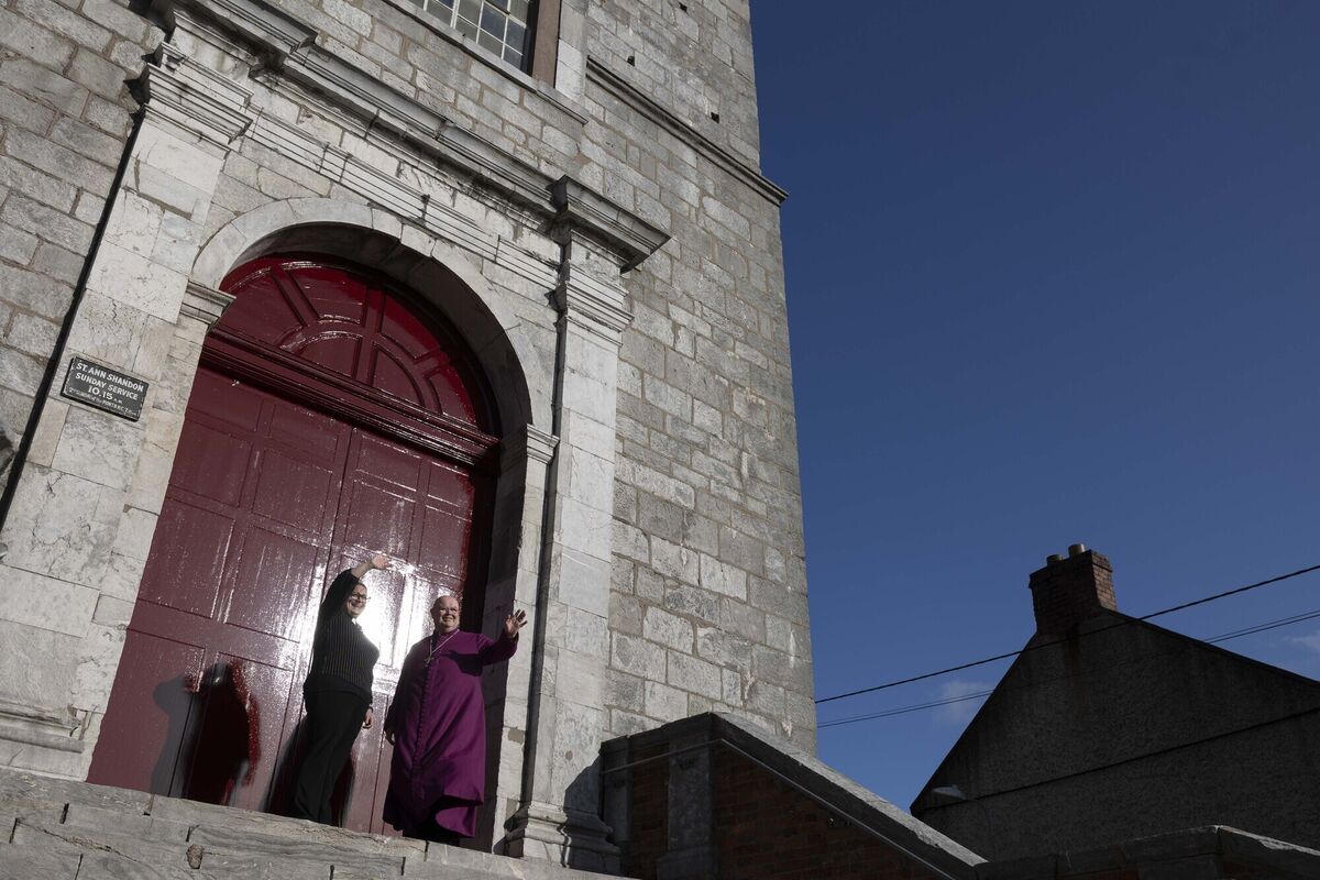 Rev Meghan Farr priest in charge at Saint Ann's Shandon with former Bishop of Cork Paul Colton. File picture Rev Meghan Farr priest in charge at Saint Ann's Shandon with former Bishop of Cork Paul Colton. File picture