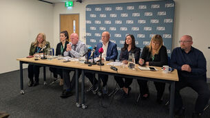 <p>Fórsa union representatives are preparing wider action (Cillian Sherlock/PA)</p>