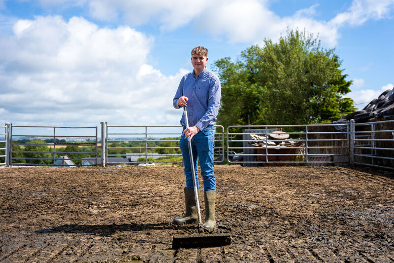 Farmer Peter Thompson: 'There’s a huge quality of young farmers out there keen to farm' Picture: Noel Sweeney. Farmer Peter Thompson: 'There’s a huge quality of young farmers out there keen to farm' Picture: Noel Sweeney.