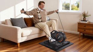 <p>The 16-level magnetic resistance system on the Yosuda min exercise bike delivers smooth, quiet control for everything from light rehab to steady cardio. Picture: Yosuda</p>