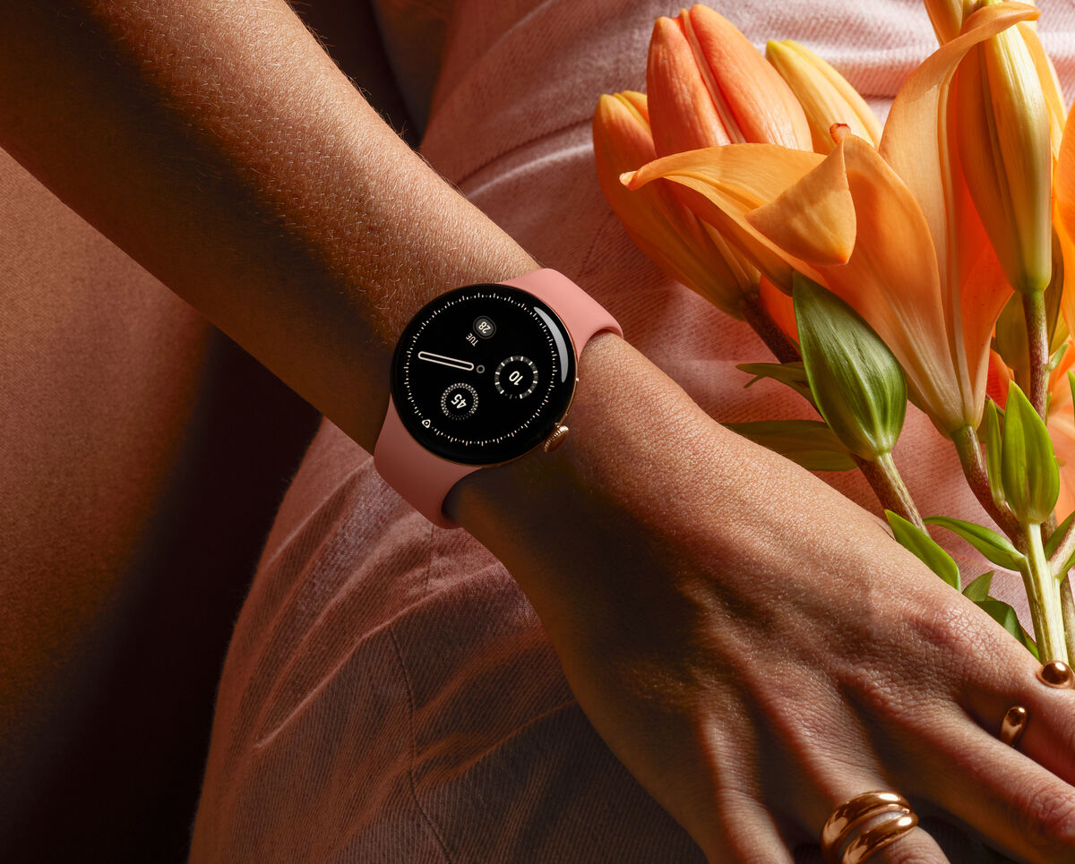 The Pixel Watch 5 maintains Google's signature elegant dome, ensuring a premium feel on the wrist. Picture: Google