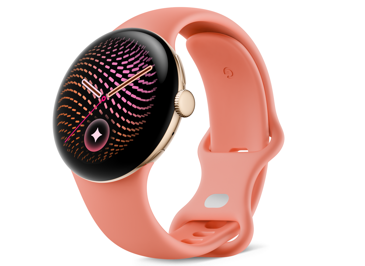 With 320 DPI and a larger surface area, the 45mm display offers noticeably more breathing room for reading detailed data, making app navigation cleaner than ever. Picture: Google