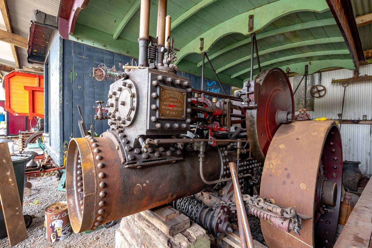Some of the vintage machinery on display at The Ramble Inn