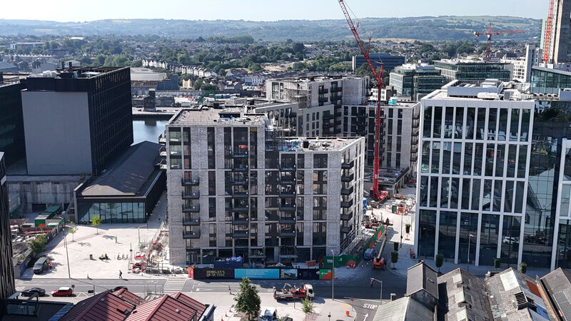 The new apartments on Horgan's Quay Picture: Larry Cummins