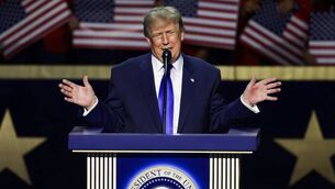 <p>US president Donald Trump speaks on stage on the first day of the 2026 Republican National Convention at the American Airlines Center on September 09, 2026 in Dallas, Texas. Picture: Alex Wong/Getty Images</p>