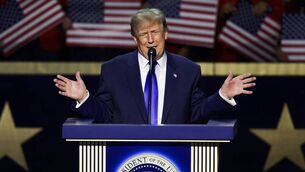 <p>US president Donald Trump speaks on stage on the first day of the 2026 Republican National Convention at the American Airlines Center on September 09, 2026 in Dallas, Texas. Picture: Alex Wong/Getty Images</p>