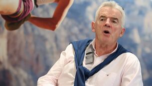 <p>Ryanair CEO Michael O'Leary at the Ryanair AGM, at their offices in Dublin. Picture: Clodagh Kilcoyne/PA Wire</p>