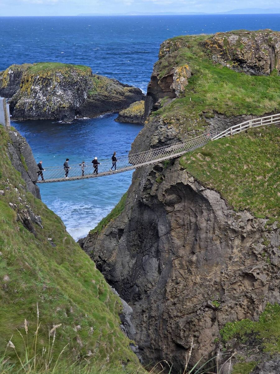 The bridge at Carrick-a-Rede The bridge at Carrick-a-Rede