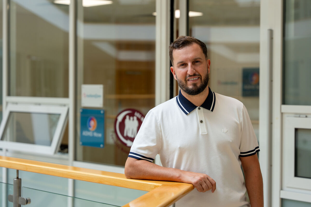 Danny Buckley: 'Simone always would have said I had ADHD, but this time I kind of heard her. For a woman who was dying, and who knew she was dying, to be able to have that conversation and pass on that gift.' Picture: Noel Sweeney