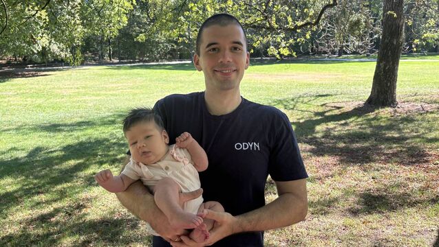 Conor Moehle with his daughter Hope who was born in June. When he was told last year that he would never father children, he set about making some lifestyle changes. <p>Conor Moehle with his daughter Hope who was born in June. When he was told last year that he would never father children, he set about making some lifestyle changes.</p>