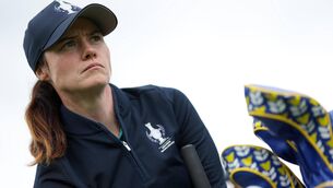 <p>Leona Maguire of Team Europe looks on during a practice round prior to the Solheim Cup 2026 at Bernardus Golf on September 09, 2026 in Cromvoirt, Netherlands. (Photo by Kate McShane/Getty Images)</p>