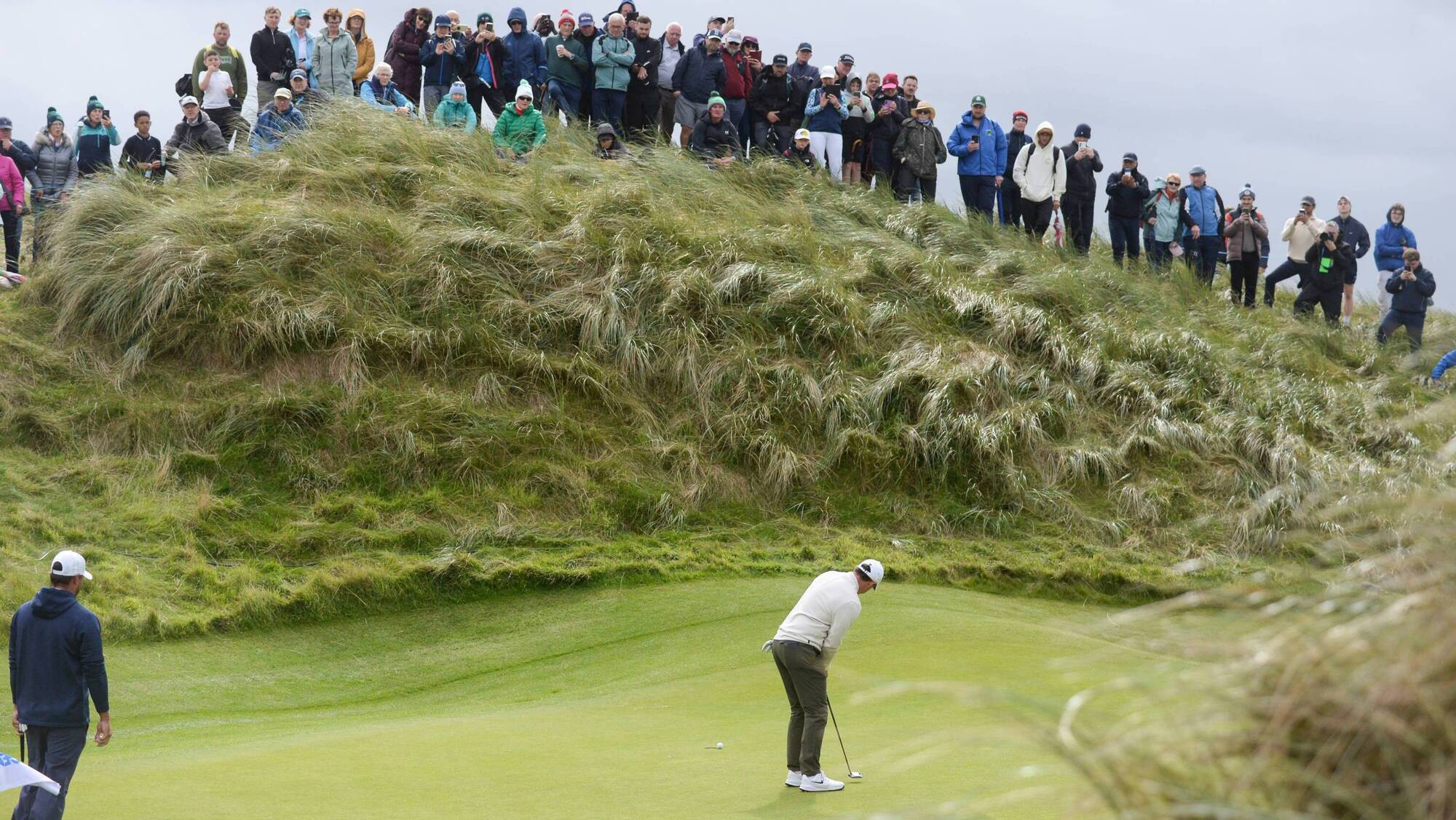 'It really is a traffic jam': ‘Sexy’ Irish Open kicks offs on with testing conditions