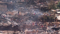 APTOPIX Congo School Fire