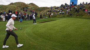 <p>UPHILL BATTLE: Rory McIlroy walks to the 13th green. Pic: INPHO/Ben Brady</p> <p>UPHILL BATTLE: Rory McIlroy walks to the 13th green. Pic: INPHO/Ben Brady</p>