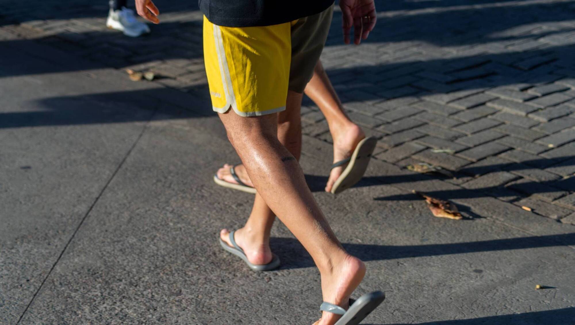 As much as I love GAA shorts, made more famous in recent years by Paul Mescal, with the legs I have, I wouldn't get away with them outside the football field, says Dáithí. 