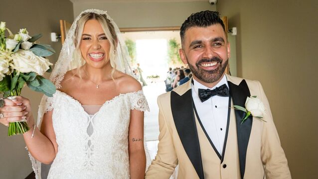 <p>Aisling Fitzpatrick and Saeed Gul. Pictures: Dermotsullivan.com</p>