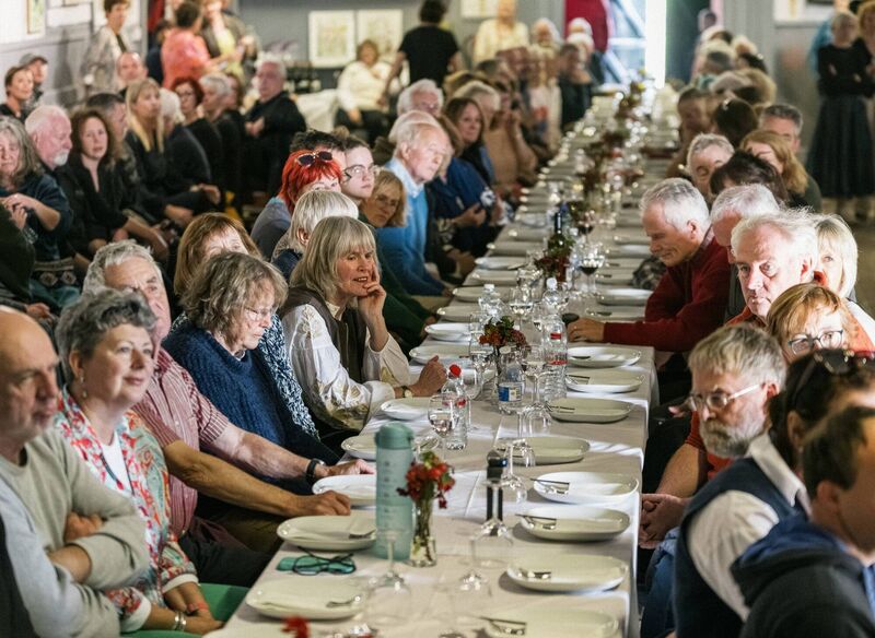 Last year's Long Table Supper at Bere Island Arts Festival. Picture: Jed Niezgoda  