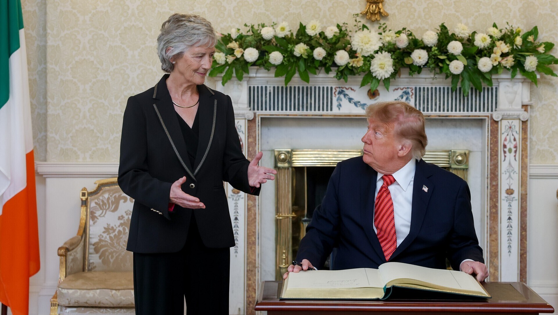 Donald Trump Visits Ireland for Meetings with Government Leaders