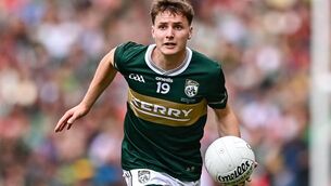 <p>Keel talisman Keith Evans scored three points in their first Kerry Junior title win since 2013. Pic: Ben McShane/Sportsfile</p> <p>Keel talisman Keith Evans scored three points in their first Kerry Junior title win since 2013. Pic: Ben McShane/Sportsfile</p>