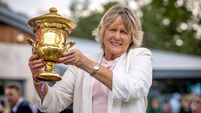 Trainer Jessica Harrington after winning The Royal Bahrain Irish Champion Stakes with Hotazhell 12/9/2026