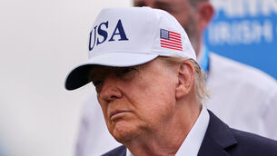 Donald Trump made the comment while attending the Irish Open golf tournament at his golf resort in Doonbeg, Co Clare (Julia Demaree Nikhinson/AP) Donald Trump made the comment while attending the Irish Open golf tournament at his golf resort in Doonbeg, Co Clare (Julia Demaree Nikhinson/AP)