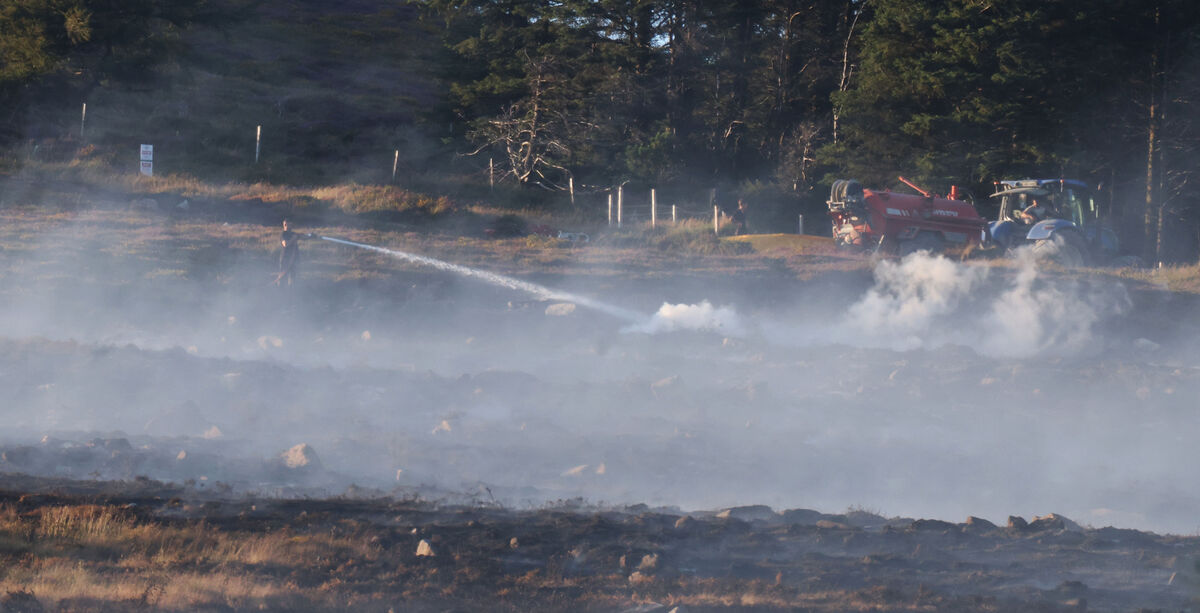 Firefighters and locals battled blazes in the Dublin Mountains in August. Picture: Eamonn Farrell/ RollingNews.ie