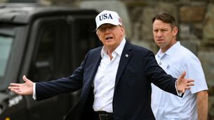 <p>US president Donald Trump on day four of the Amgen Irish Open Golf Championship 2026 at Trump International Golf Links in Doonbeg, Clare. Picture: Brendan Moran/Sportsfile</p> <p>US president Donald Trump on day four of the Amgen Irish Open Golf Championship 2026 at Trump International Golf Links in Doonbeg, Clare. Picture: Brendan Moran/Sportsfile</p>