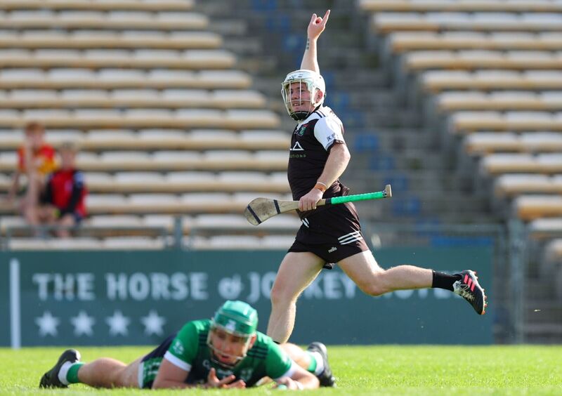 JK Brackens Lyndon Fairbrother celebrates scoring a goal. Pic: ©INPHO/Tom O'Hanlon