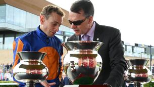 <p>Scandinavia &amp; Ryan Moore win the Group 1 Comer Group International Irish St. Leger for Aidan O'Brien. Pic: HEALY RACING.</p>