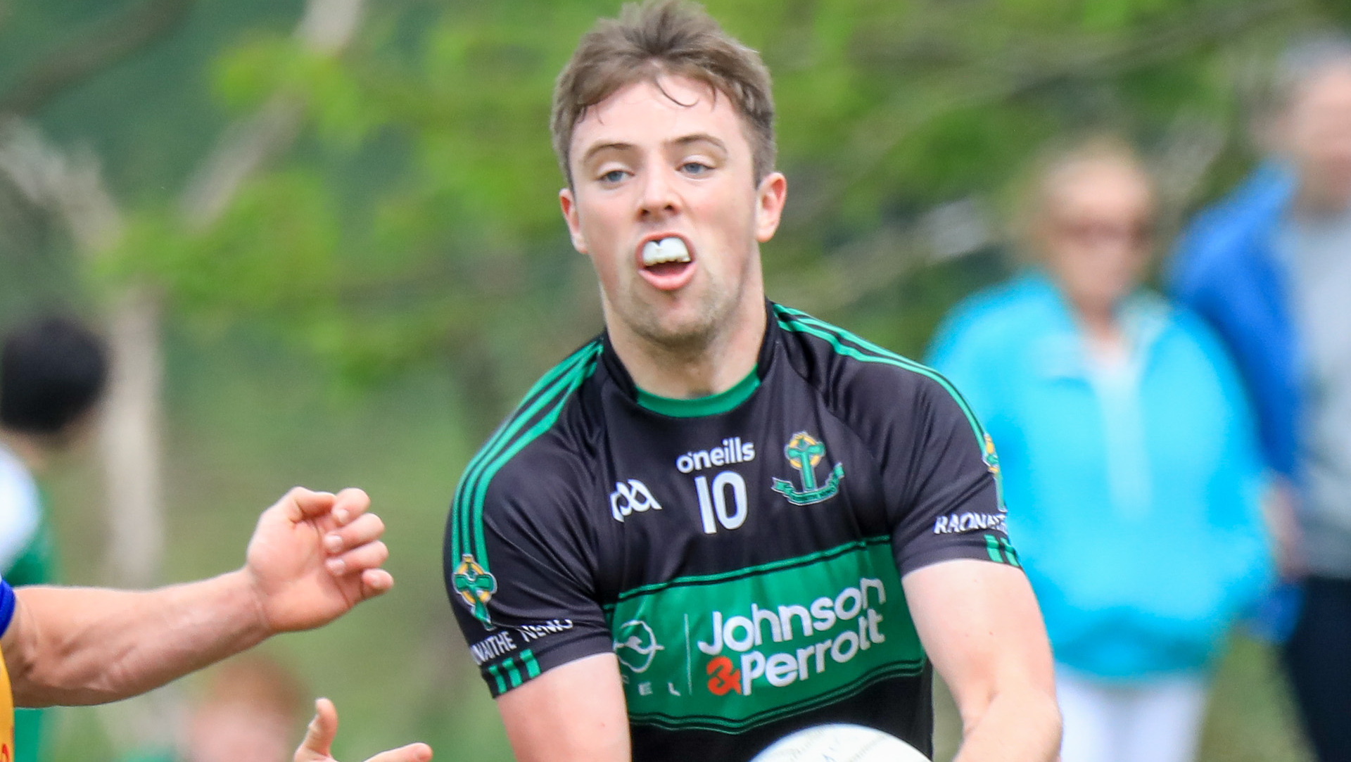  Ross Corkery scored 0-5 for Nemo Rangers in the victory over Valley Rovers. Pic: David Creedon