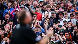 <p>Fans celebrate Shane Lowry winning. Pic: Dan Clohessy/Inpho</p> <p>Fans celebrate Shane Lowry winning. Pic: Dan Clohessy/Inpho</p>