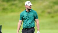 Liam Nolan walks on the first green 13/9/2026