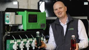 <p>Padraig Hennessy, co-founder of Terra NutriTECH, whose automated mineral dosing system delivers the optimal amount of minerals to dairy herds based on their water usage. </p> <p>Padraig Hennessy, co-founder of Terra NutriTECH, whose automated mineral dosing system delivers the optimal amount of minerals to dairy herds based on their water usage. </p>