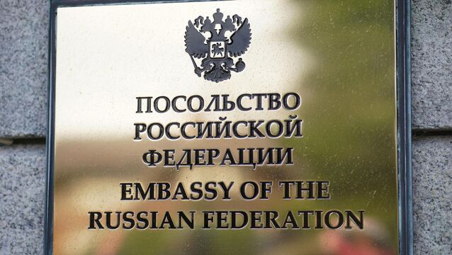 <p>Planning permission for a fourfold expansion of the Russian embassy's Orwell Road compound, underground element included, was granted in 2015. It was then revoked in 2020 by the housing minister, using national security legislation, on the grounds that the development was 'likely to be harmful to the security and defence of the State'. File picture: Brian Lawless/PA</p>