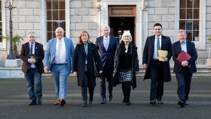 <p>Members of the Regional Independents Group in January 2025 (left to right) Kevin 'Boxer' Moran, Noel Grealish, Gillian Toole, Michael Lowry, Marian Harkin, Barry Heneghan, and Sean Canney. One in four respondents to today's Irish Examine poll 'strongly agree' that Independent TDs are more effective than representatives belonging to mainstream political parties. File photo: Gareth Chaney / © RollingNews.ie</p> <p>Members of the Regional Independents Group in January 2025 (left to right) Kevin 'Boxer' Moran, Noel Grealish, Gillian Toole, Michael Lowry, Marian Harkin, Barry Heneghan, and Sean Canney. One in four respondents to today's Irish Examine poll 'strongly agree' that Independent TDs are more effective than representatives belonging to mainstream political parties. File photo: Gareth Chaney / © RollingNews.ie</p>