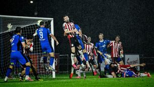 <p>Pádraig Amond scored Waterford's second equaliser against Derry. Pic: Eakin Howard/Sportsfile</p> <p>Pádraig Amond scored Waterford's second equaliser against Derry. Pic: Eakin Howard/Sportsfile</p>