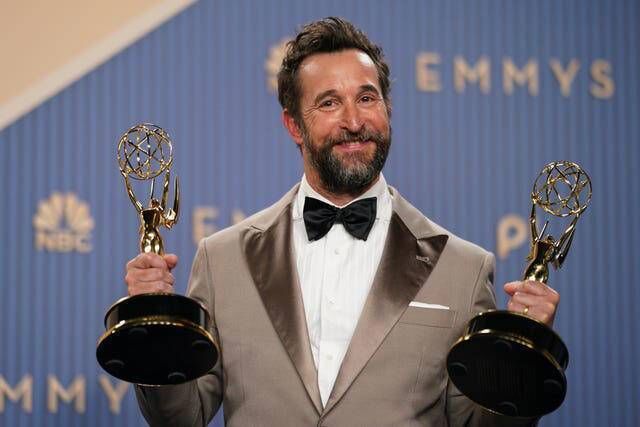 The Pitt star Noah Wyle hailed Oldman. Picture: Richard Shotwell/Invision/AP.