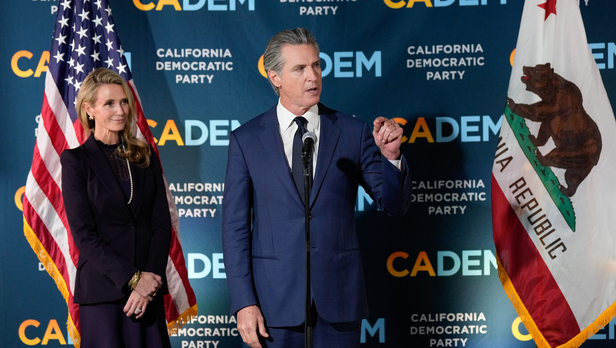 Gavin Newsom says he will not run for US president in 2028 if Kamala Harris does